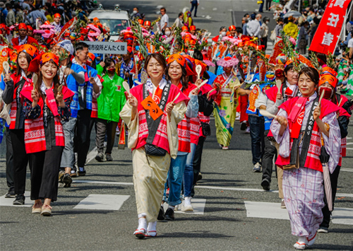 福岡市民の祭り振興会会長賞_しゃもじでおはやし_黒木丸生